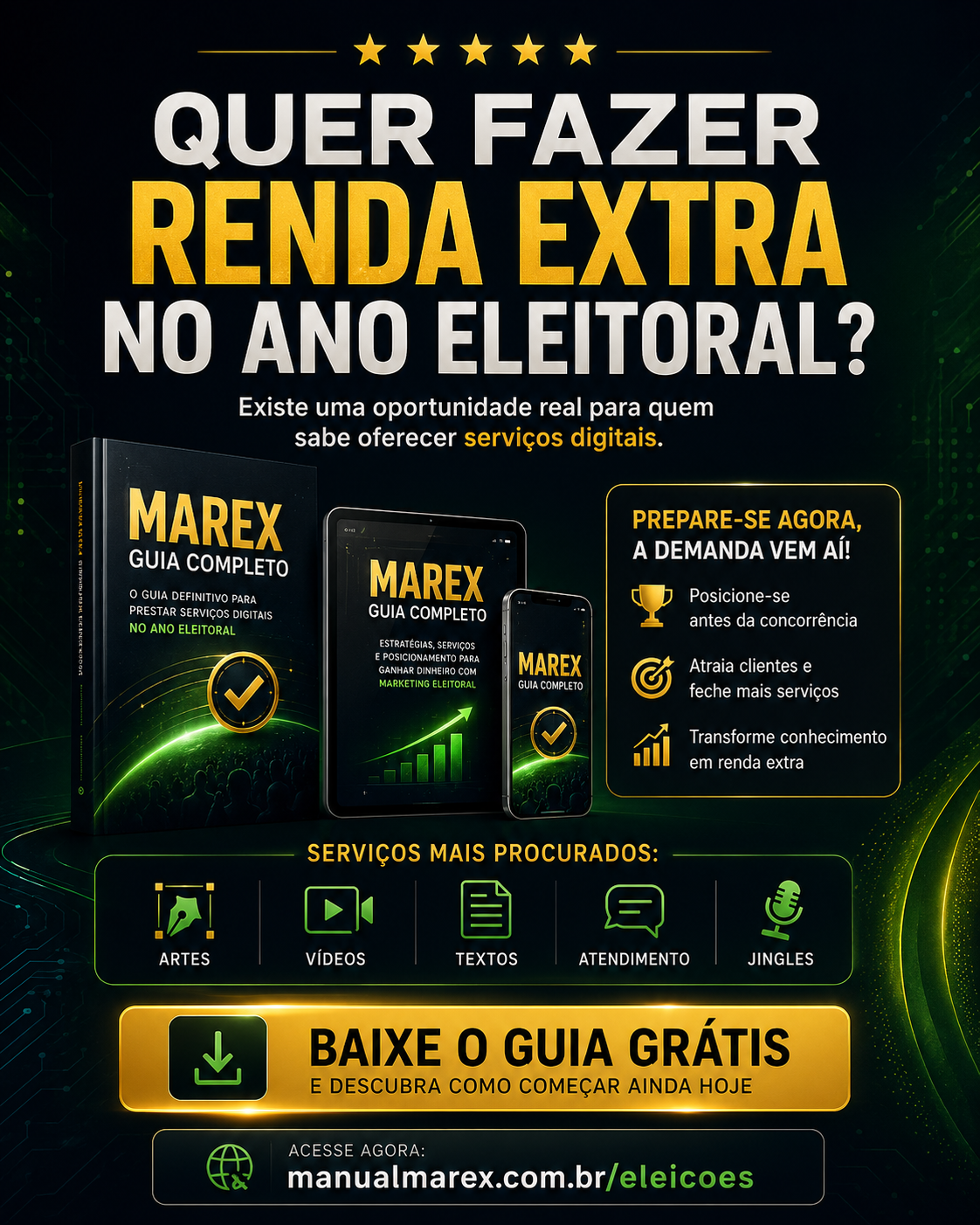 Mockup do MAREX Ano Eleitoral